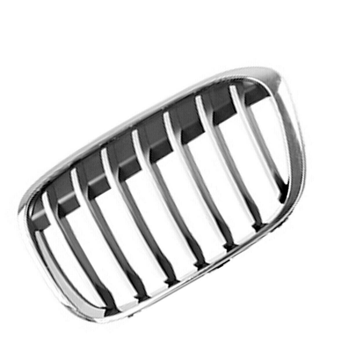 2016-2019 Bmw X1 Grille Driver Side Silver With Chrome Frame , BM1200292. Direct fit for easy installation.