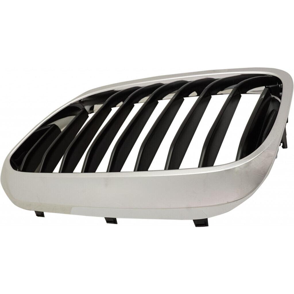 2017-2019 Bmw 5 Series Grille Driver Side Chrome , BM1200300. Precision fitment for collision repair.