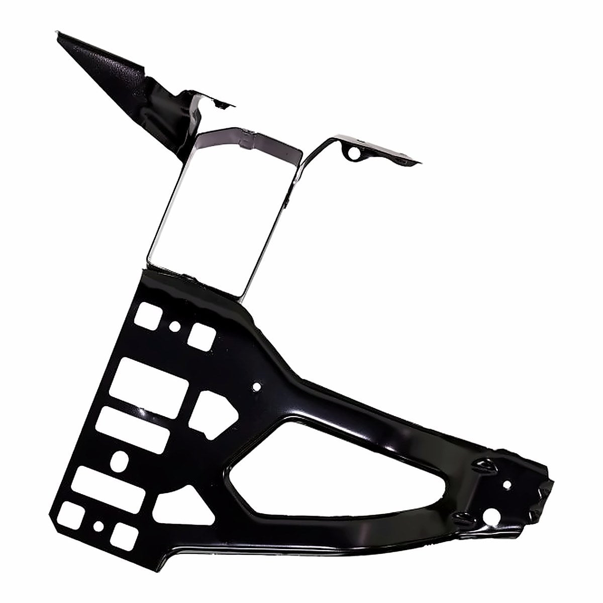 2004-2010 Bmw 5 Series Driver Side Radiator Support, bm1225117. Front view.