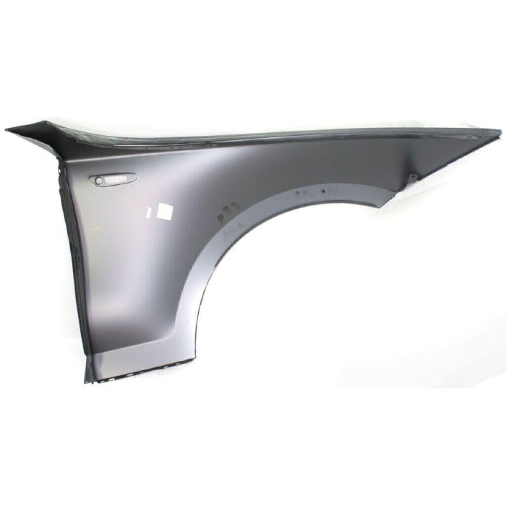 2008-2013 Bmw 1 Series Front Driver Side Fender , BM1240144. Side view of the replacement part.