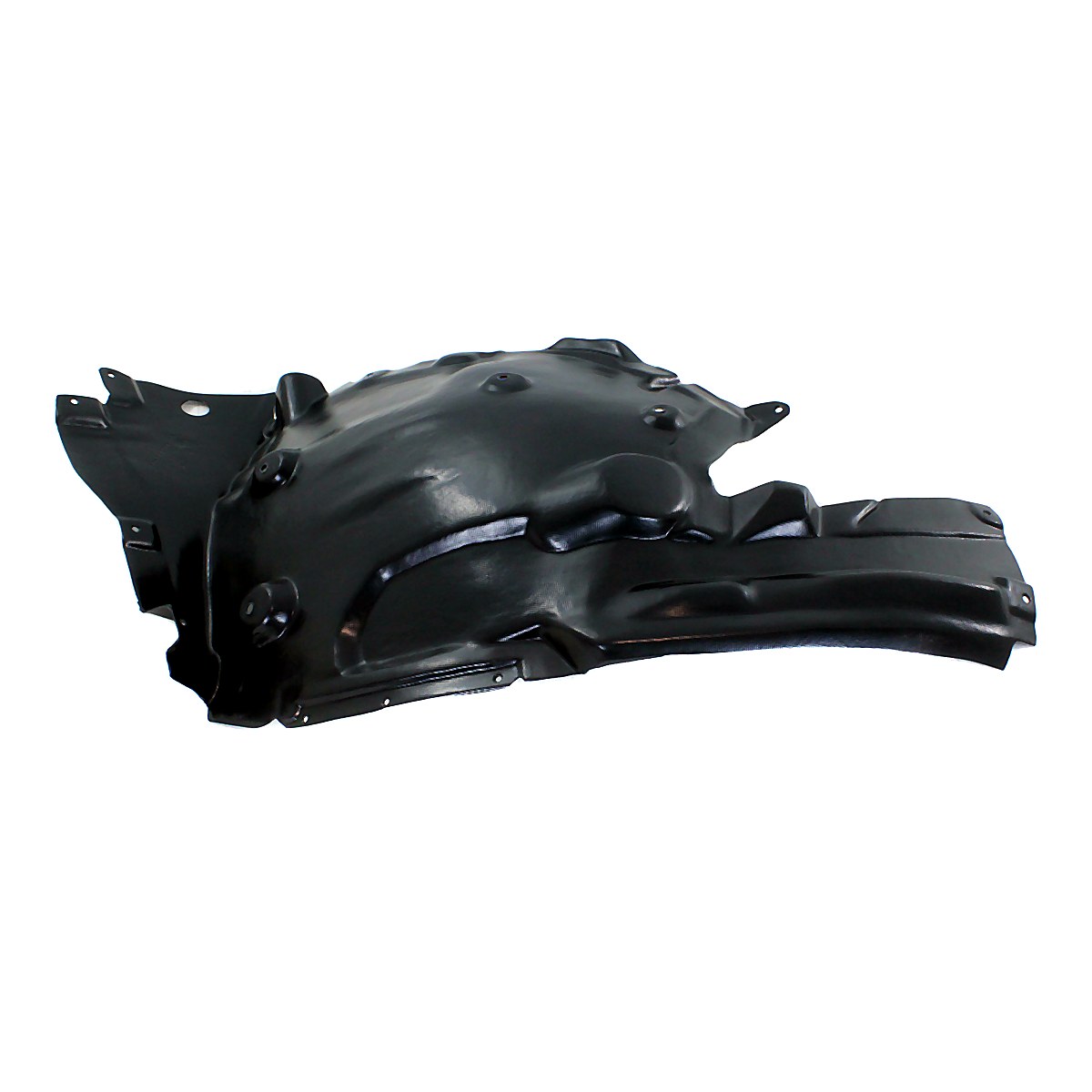 2011-2016 Bmw 5 Series Front Passenger Side Fender Liner, bm1249124. Front view.