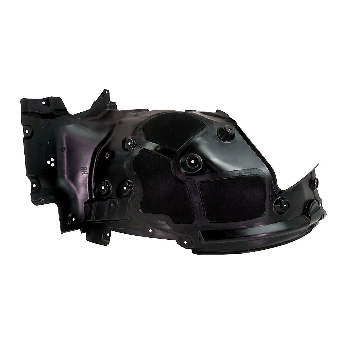 2017-2023 Bmw 5 Series Rear Passenger Side Fender Liner, bm1249158. Front view.