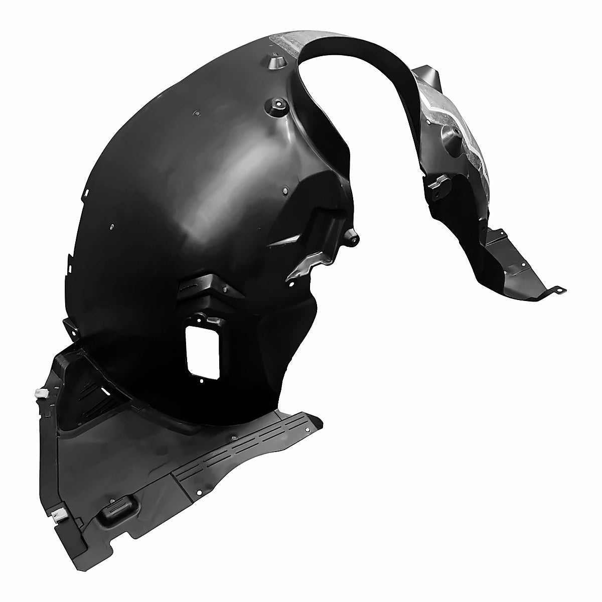2016-2020 Bmw X1 Passenger Side Fender Liner, bm1249165. Front view.