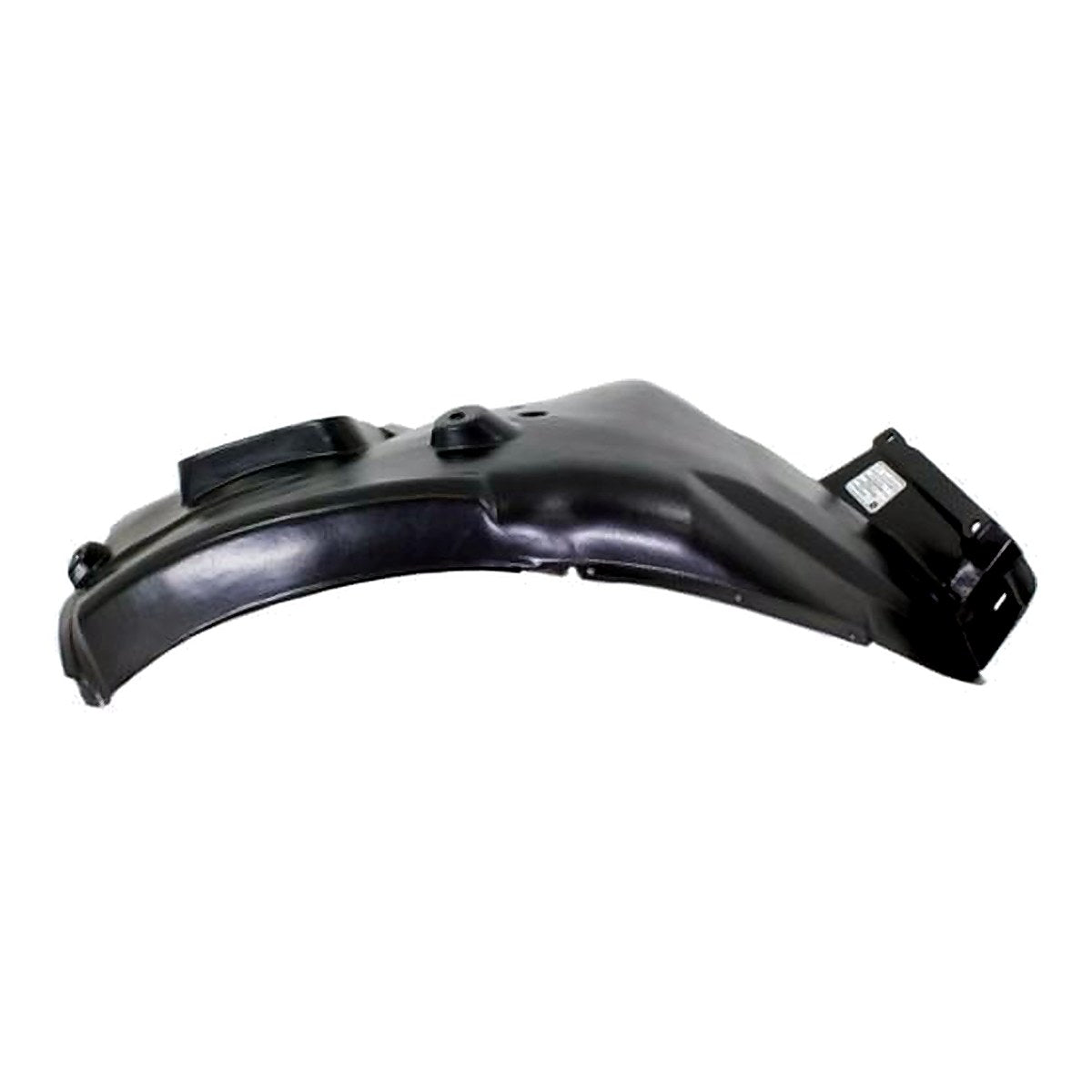 2006-2011 Bmw 3 Series Sedan Rear Driver Side Fender Liner, bm1250110. Front view.