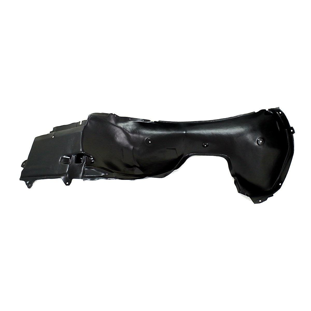 1999-2006 Bmw 3 Series Sedan Front Passenger Side Fender Liner, bm1251103. Front view.