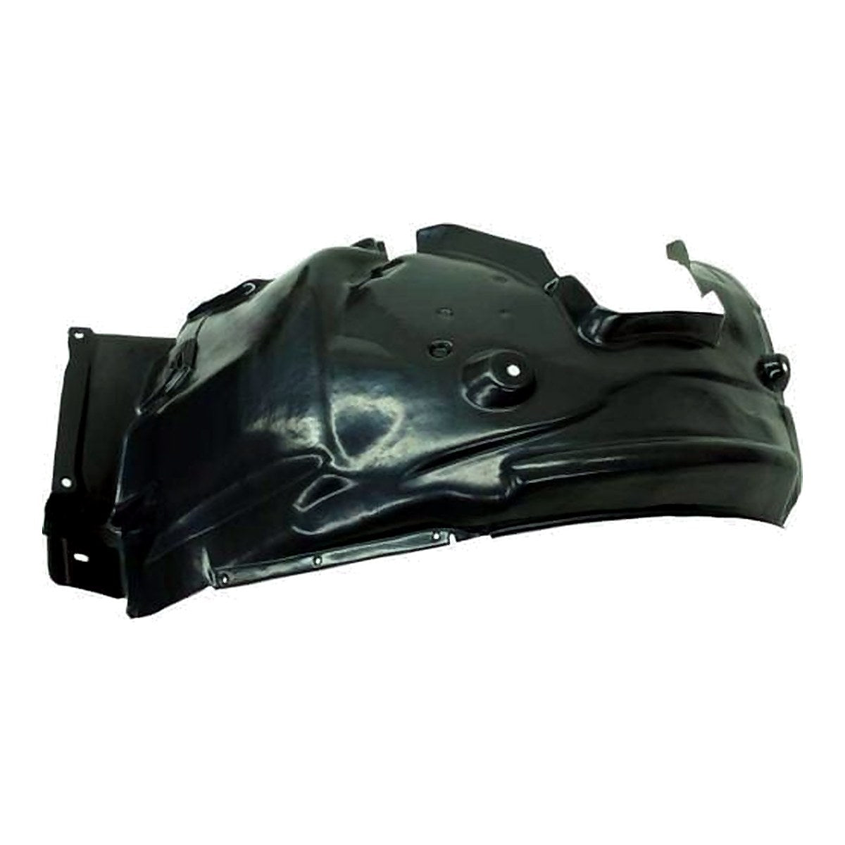 2006-2011 Bmw 3 Series Sedan Rear Passenger Side Fender Liner, bm1251110. Front view.