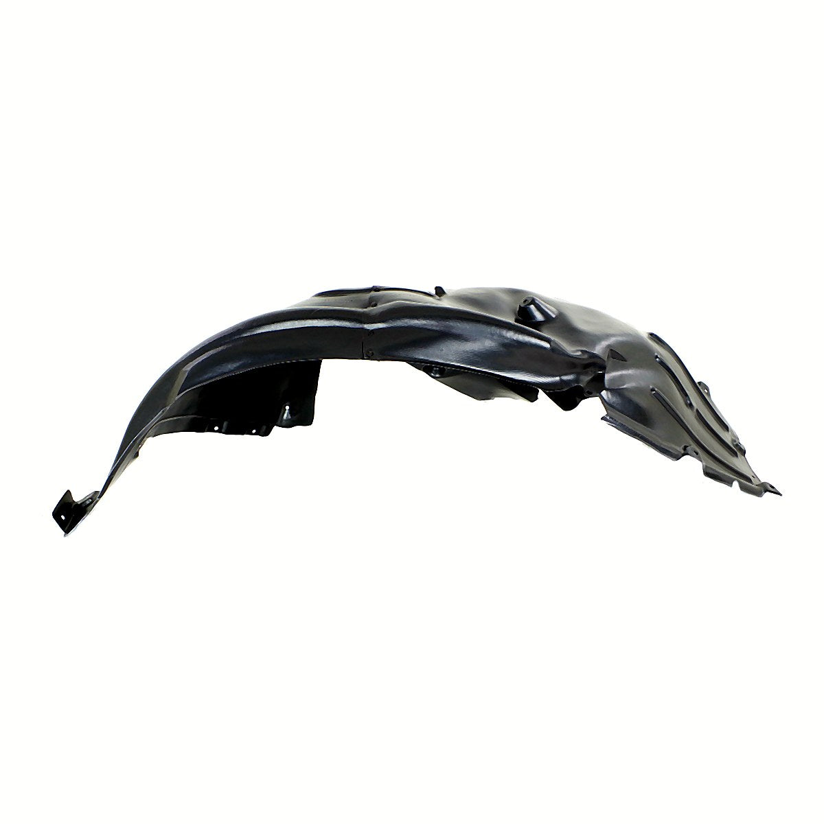 2004-2007 Bmw 5 Series Passenger Side Fender Liner, bm1251111. Front view.