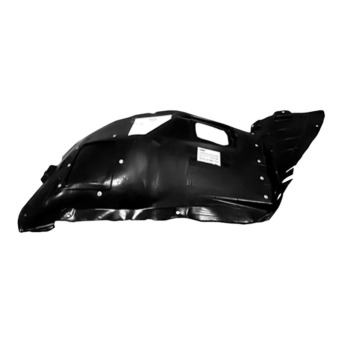 2006-2011 Bmw 3 Series Sedan Front Passenger Side Fender Liner, bm1251114. Front view.