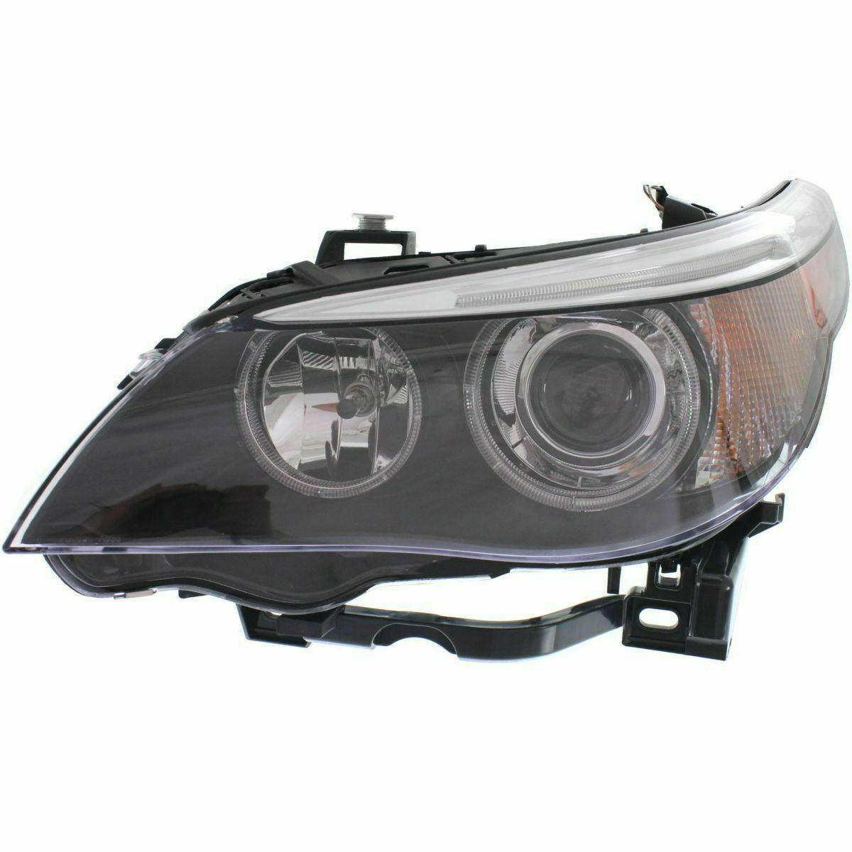 2004-2007 Bmw 5 Series Head Lamp Driver Side Hid Without Auto Adjust , BM2502125. Durable and impact-resistant.