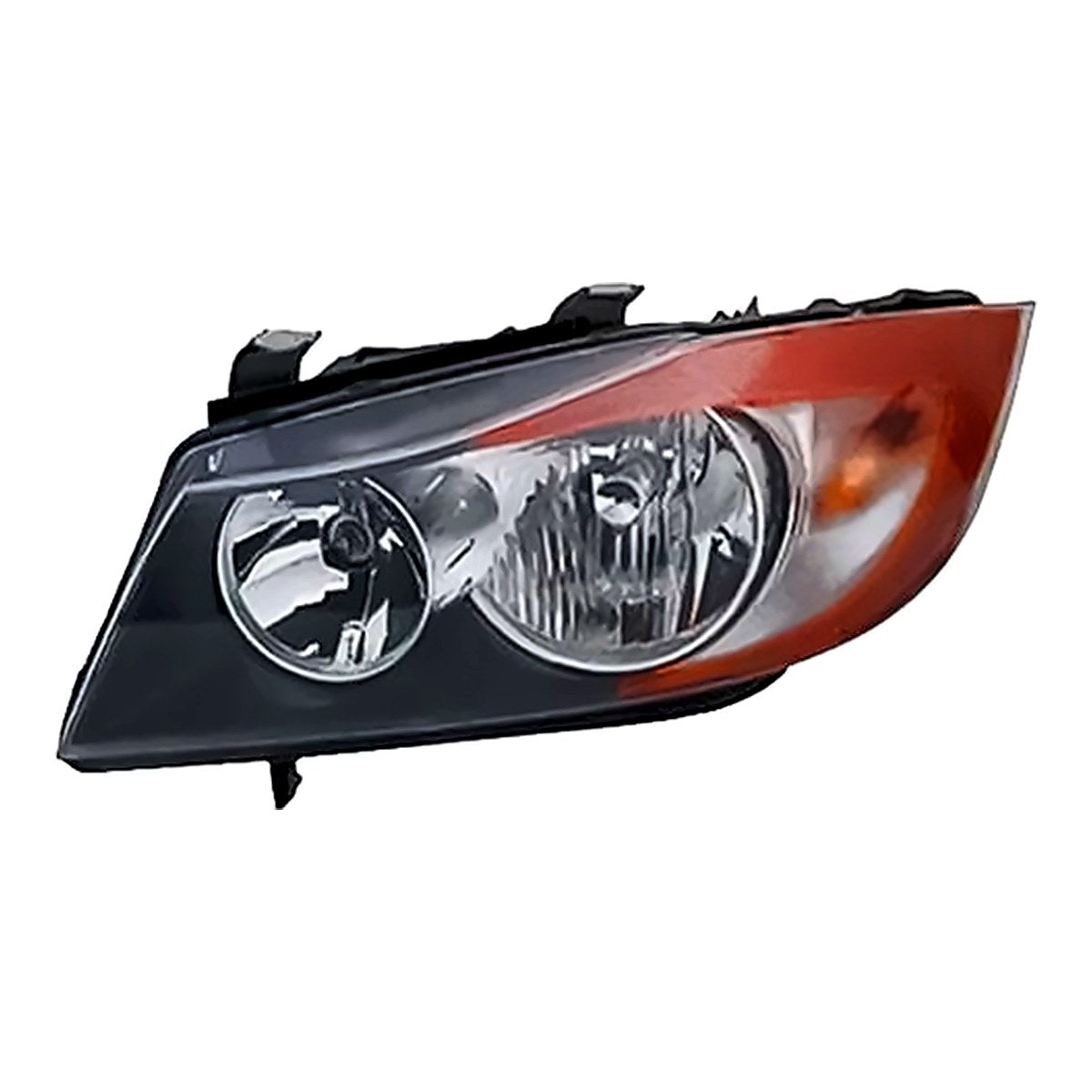 2006-2008 Bmw 3 Series Sedan Driver Side Head Lamp, bm2502133. Front view.