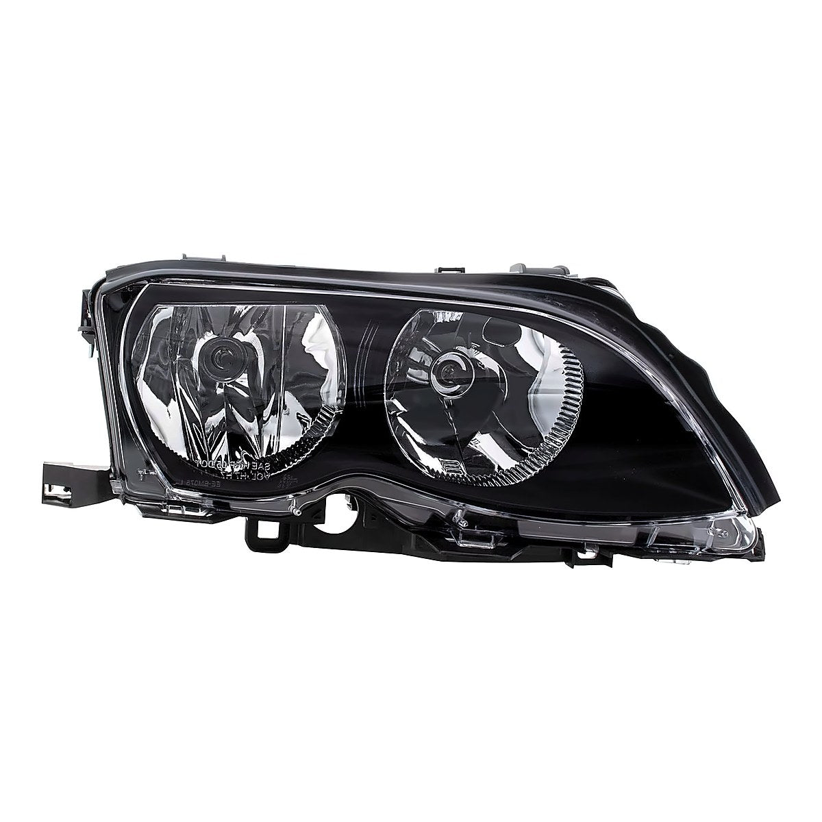 2002-2005 Bmw 3 Series Sedan Passenger Side Head Lamp, bm2503122. Front view.