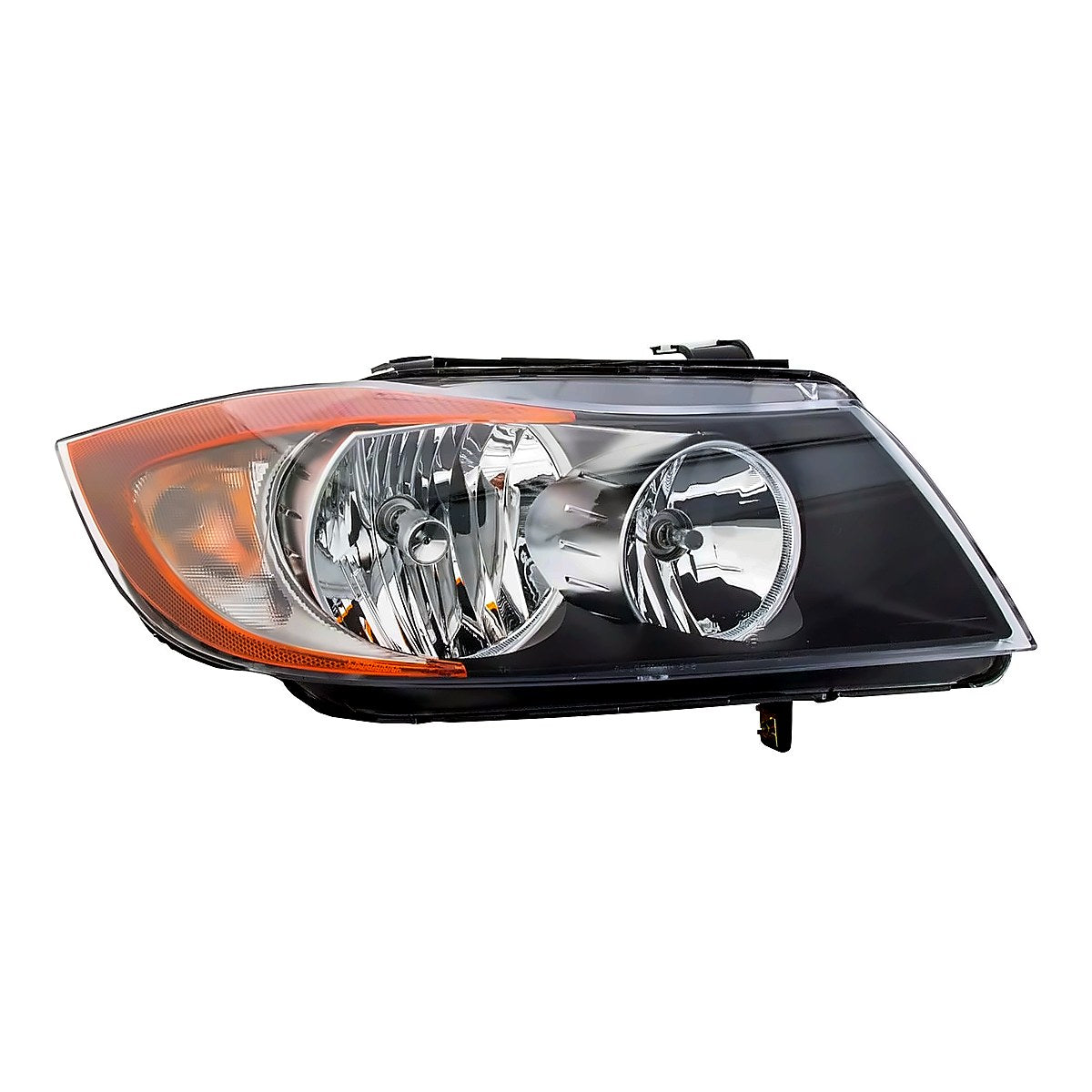 2006-2008 Bmw 3 Series Sedan Passenger Side Head Lamp, bm2503134. Front view.