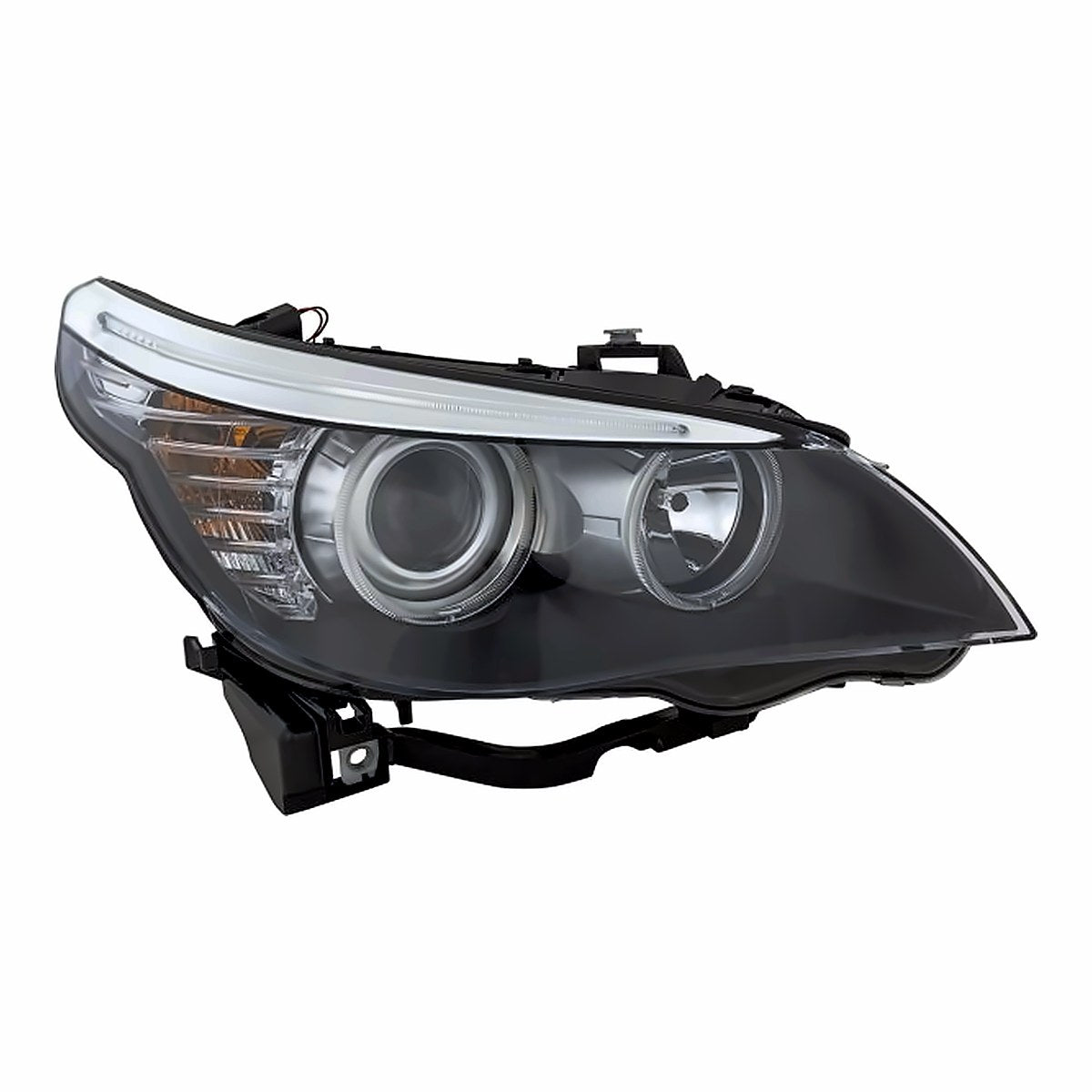 2008-2010 Bmw 5 Series Passenger Side Head Lamp, bm2503142. Front view.
