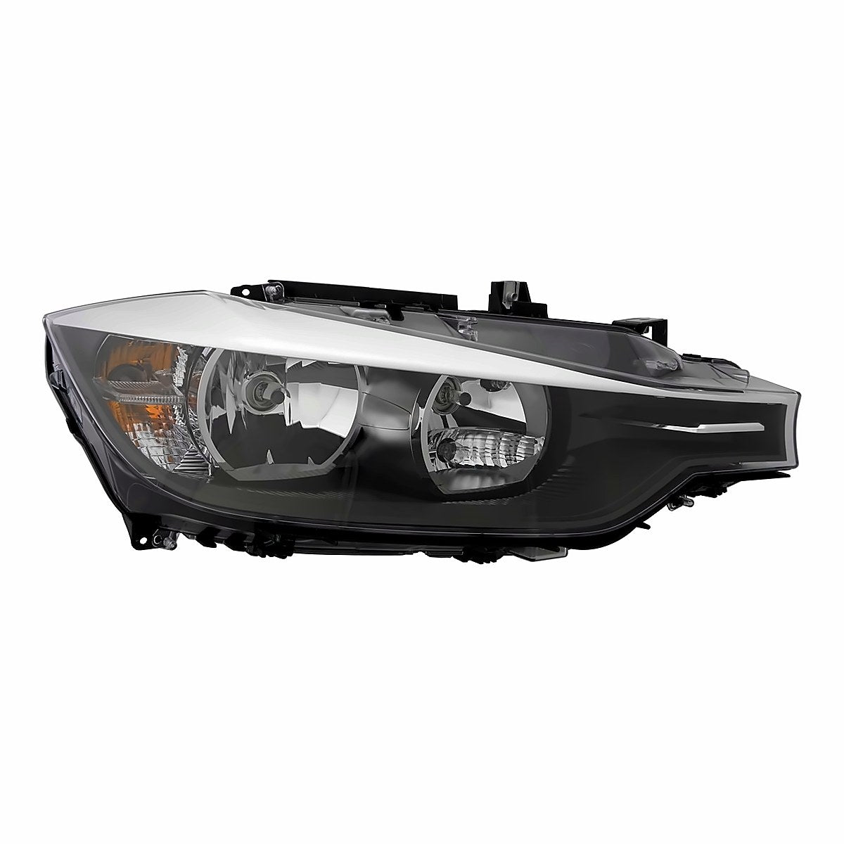 2012-2015 Bmw 3 Series Sedan Passenger Side Head Lamp, bm2503169. Front view.