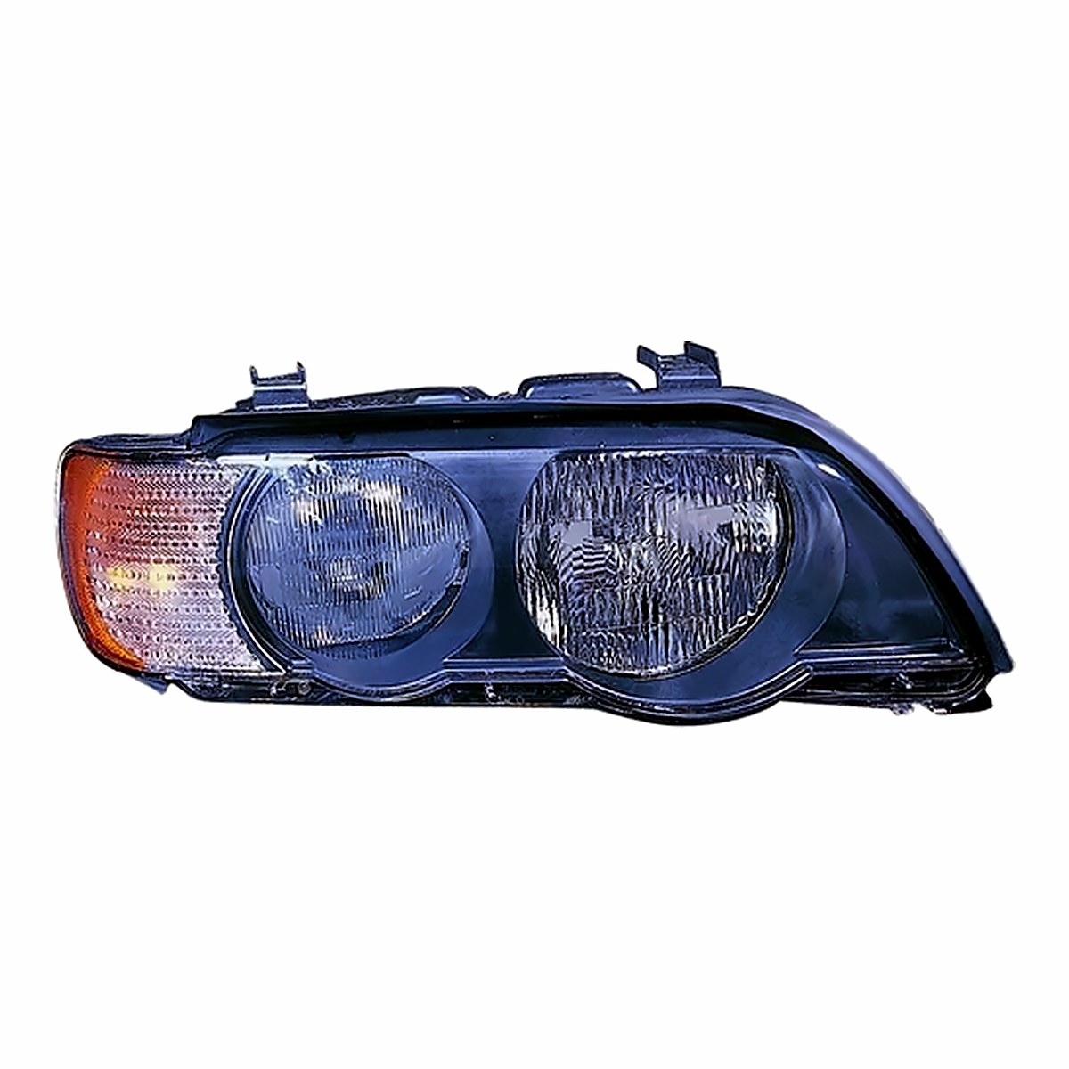 2000-2003 Bmw X5 Driver Side Head Lamp, bm2518110. Front view.