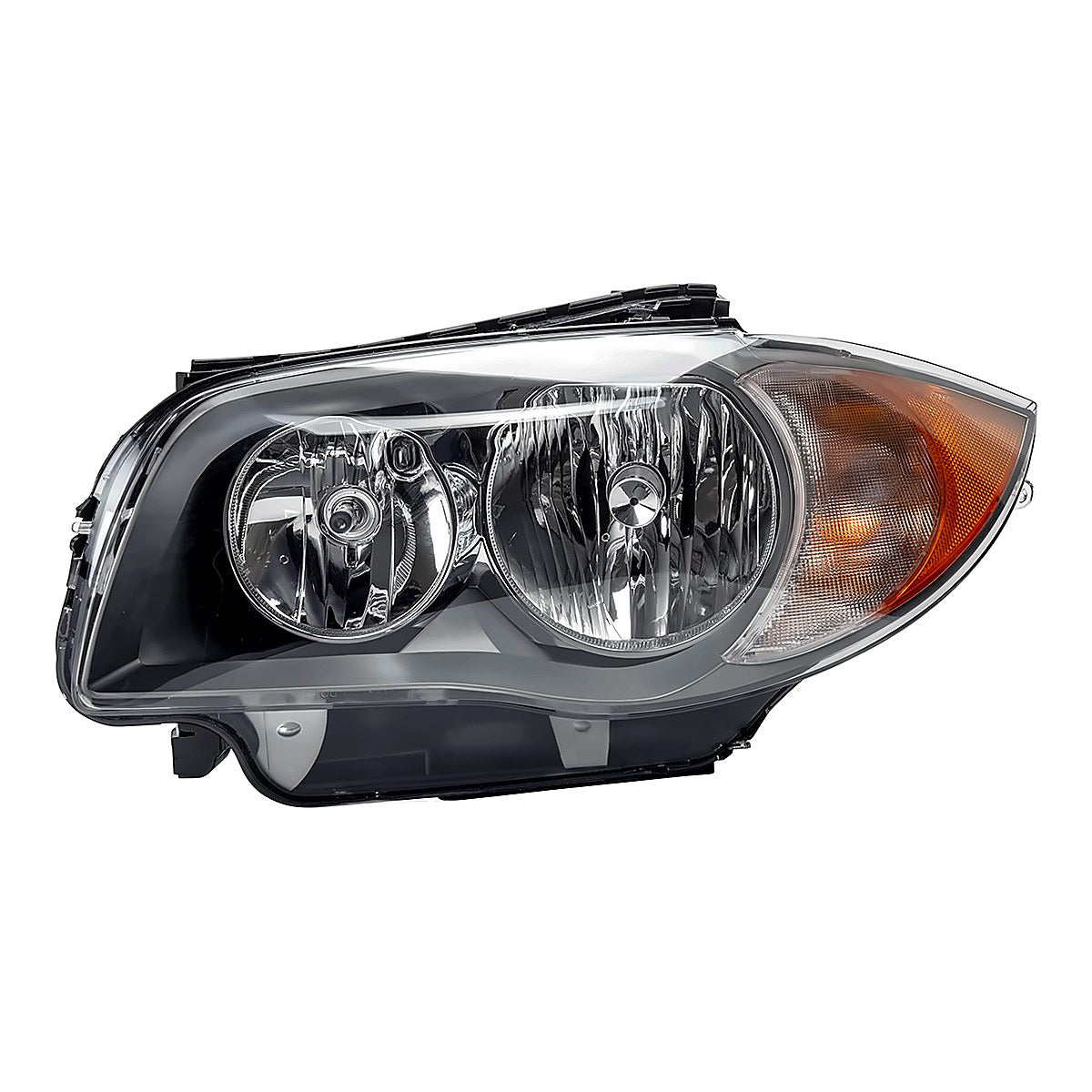 2008-2011 Bmw 1 Series Driver Side Head Lamp, bm2518118. Front view.