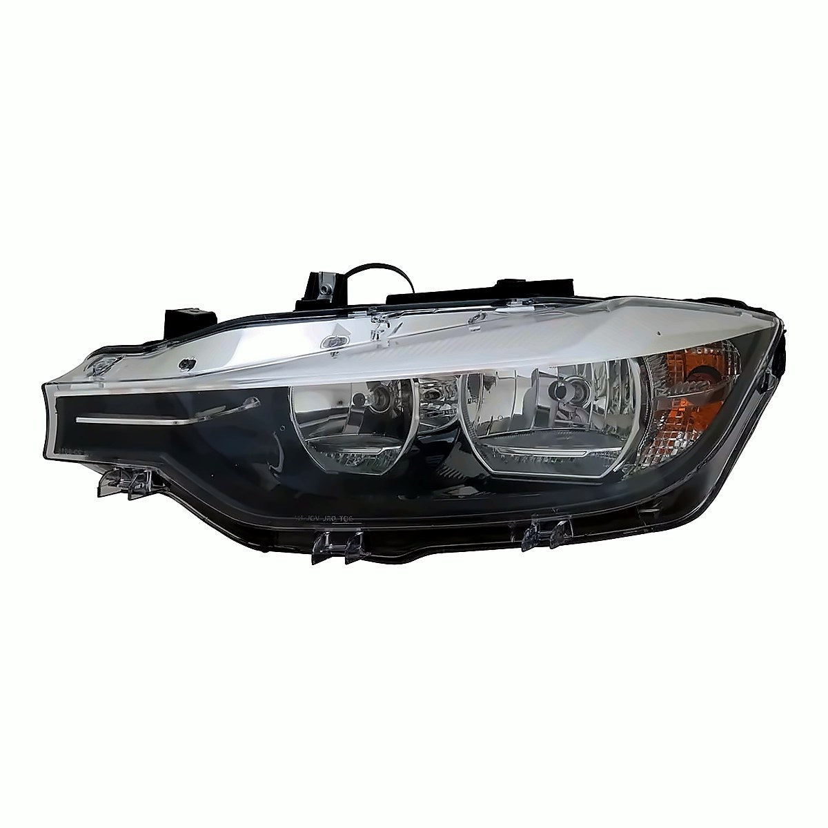 2016-2018 Bmw 3 Series Sedan Driver Side Head Lamp, bm2518166. Front view.