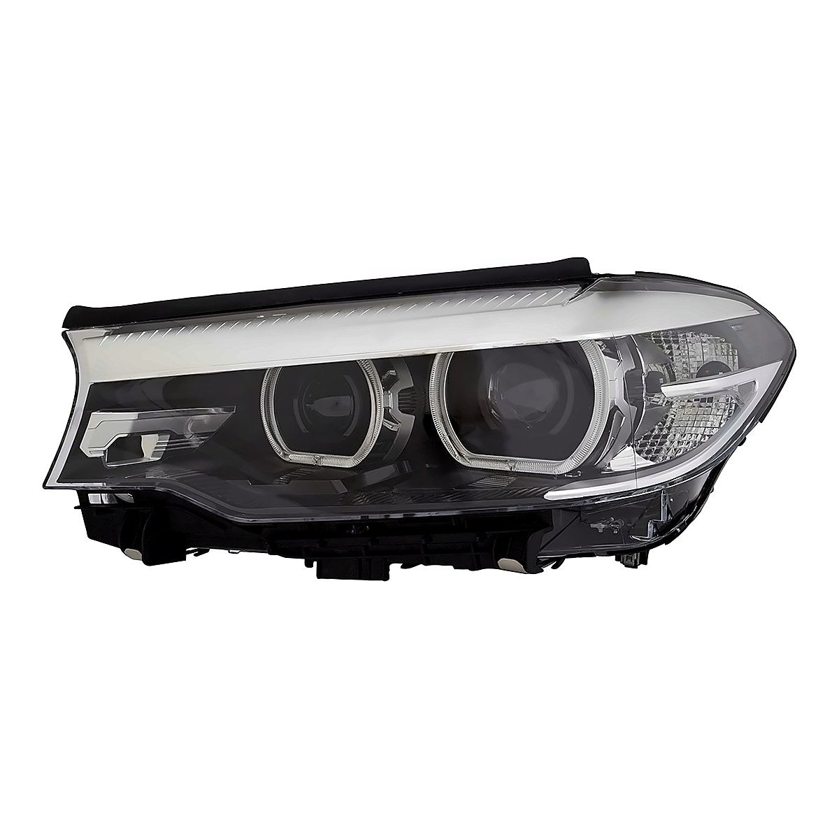 2017-2020 Bmw 5 Series Driver Side Head Lamp, bm2518179. Front view.