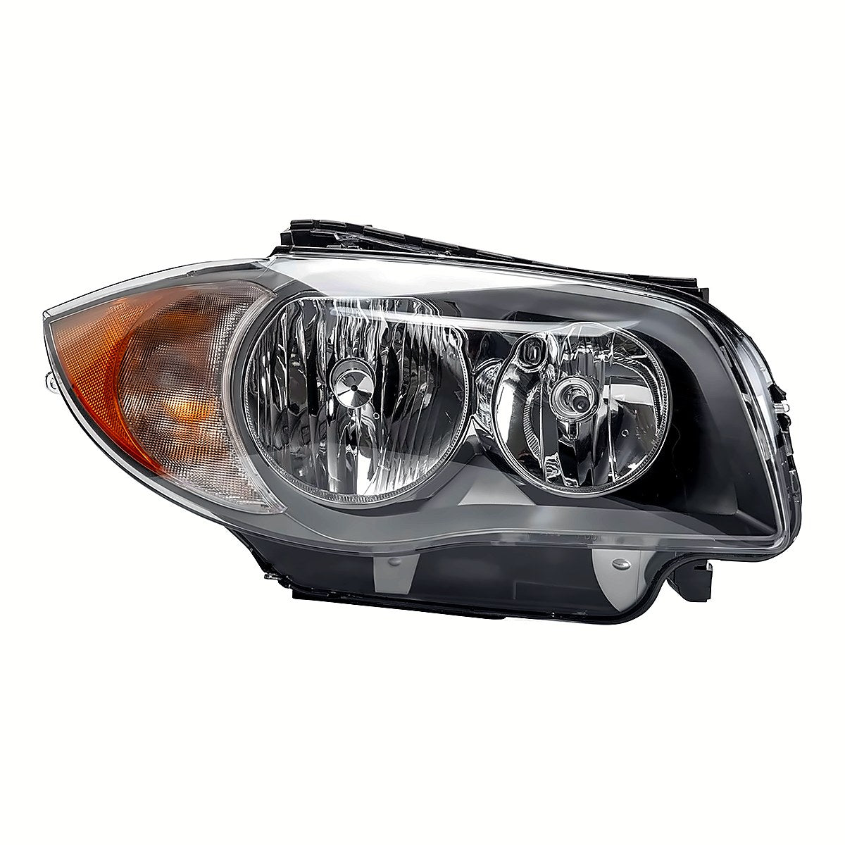 2008-2011 Bmw 1 Series Passenger Side Head Lamp, bm2519118. Front view.