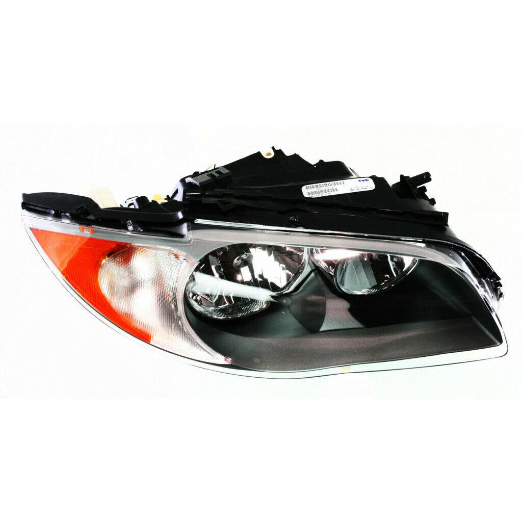 2008-2011 Bmw 1 Series Head Lamp Passenger Side Halogen , BM2519118. OEM-style replacement.