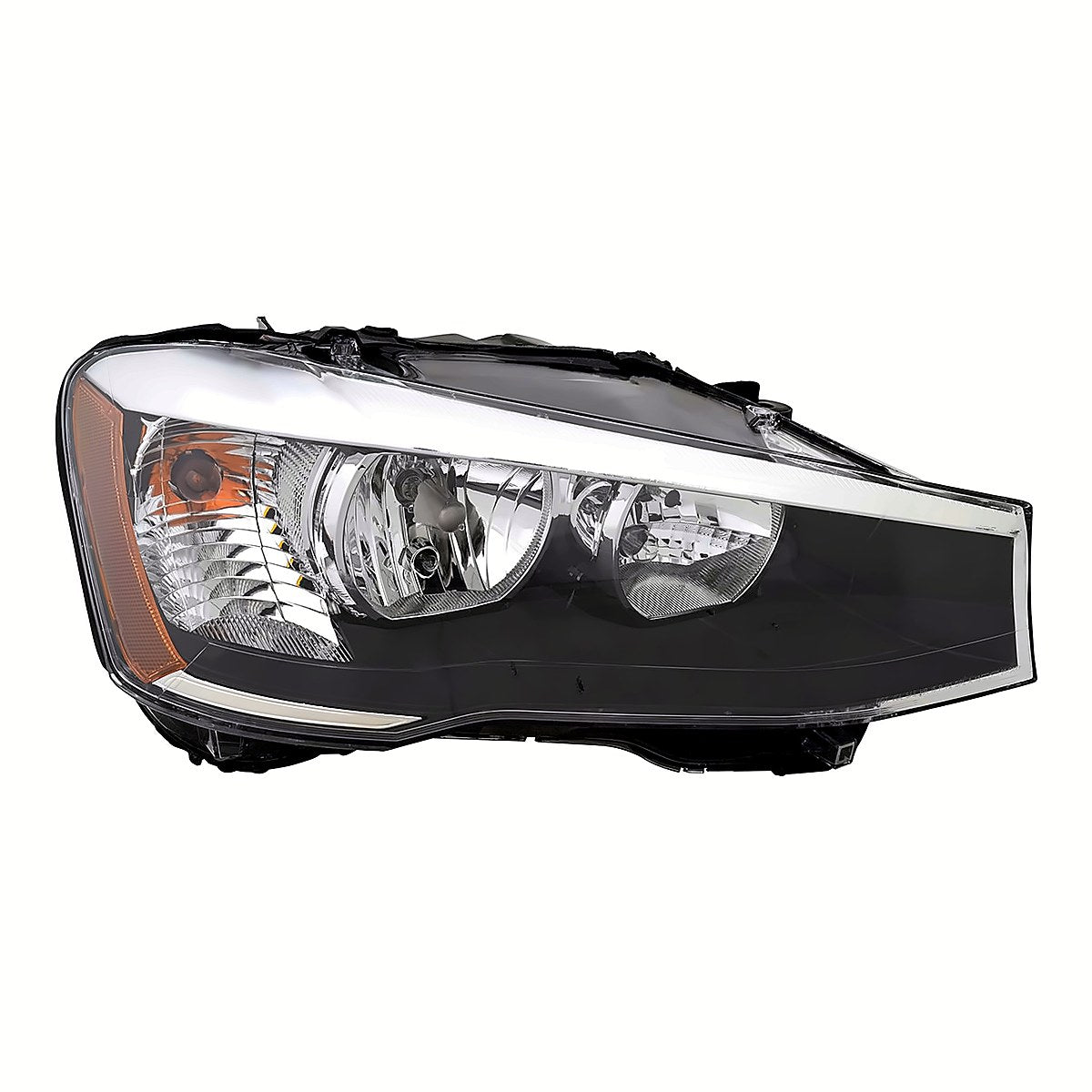 2015-2018 Bmw X3 Passenger Side Head Lamp, bm2519142. Front view.