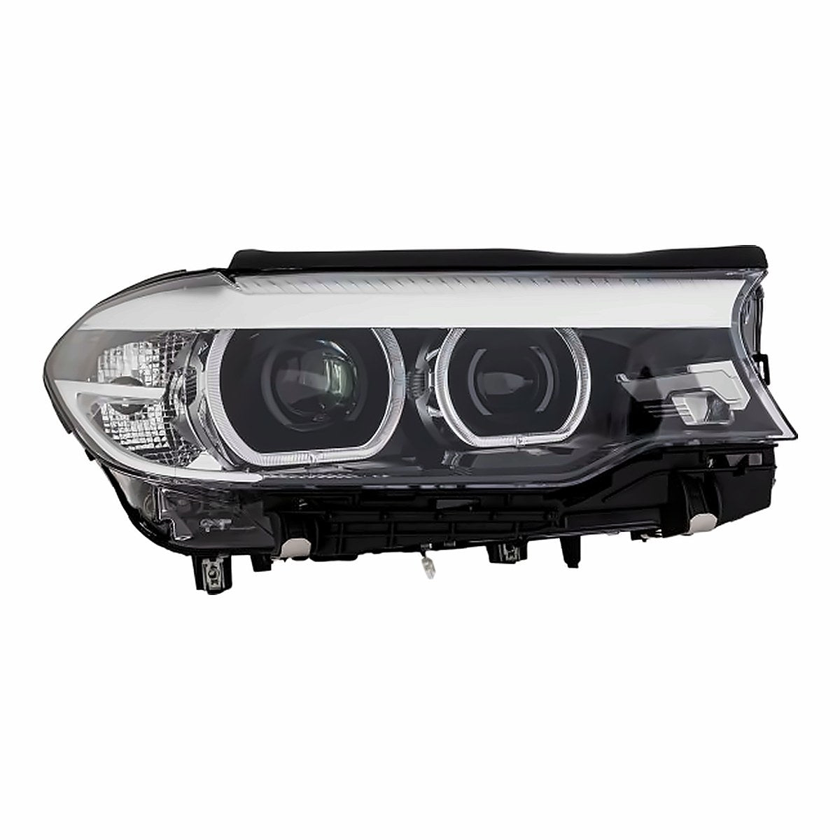 2017-2020 Bmw 5 Series Passenger Side Head Lamp, bm2519179. Front view.