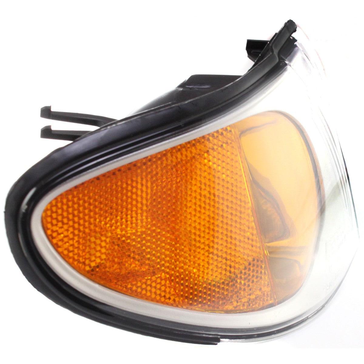 2002-2005 Bmw 3 Series Sedan Side Marker Lamp Passenger Side Amber With Chrome Bezel , BM2521110. High-strength and long-lasting.