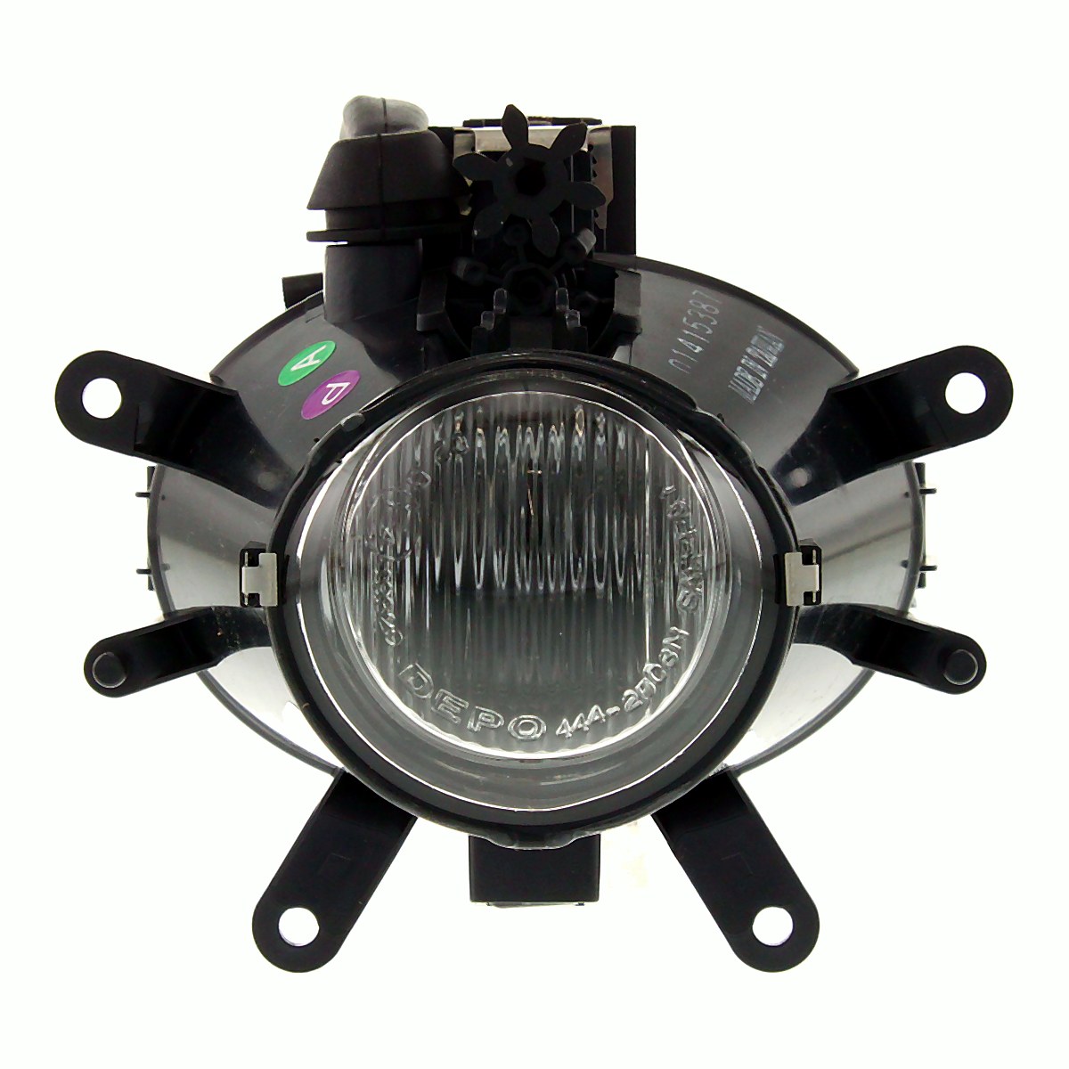 2002-2005 Bmw 3 Series Sedan Front Driver Side Or Passenger Side Fog Lamp, bm2592116. Front view.