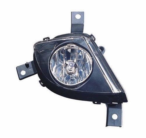 2009-2011 Bmw 3 Series Sedan Fog Lamp Front Passenger Side Without M-Pkg , BM2593137. Side view of the replacement part.