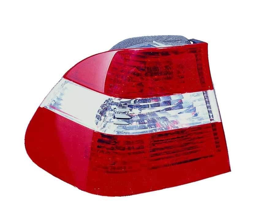 2002-2005 Bmw 3 Series Sedan Tail Lamp Driver Side Clear/Red , BM2800111. Replacement part ready for install.