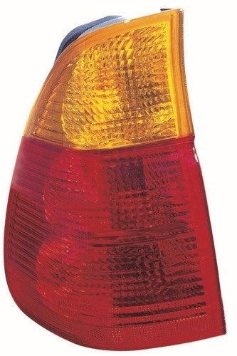 2004-2006 Bmw X5 Tail Lamp Driver Side With Yellow Turn Indicator , BM2800125. Side view of the replacement part.