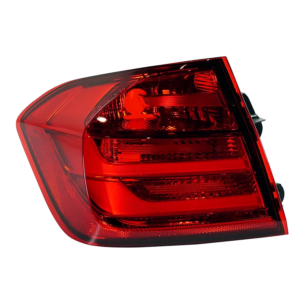 2012-2015 Bmw 3 Series Sedan Driver Side Tail Lamp, bm2804104. Front view.