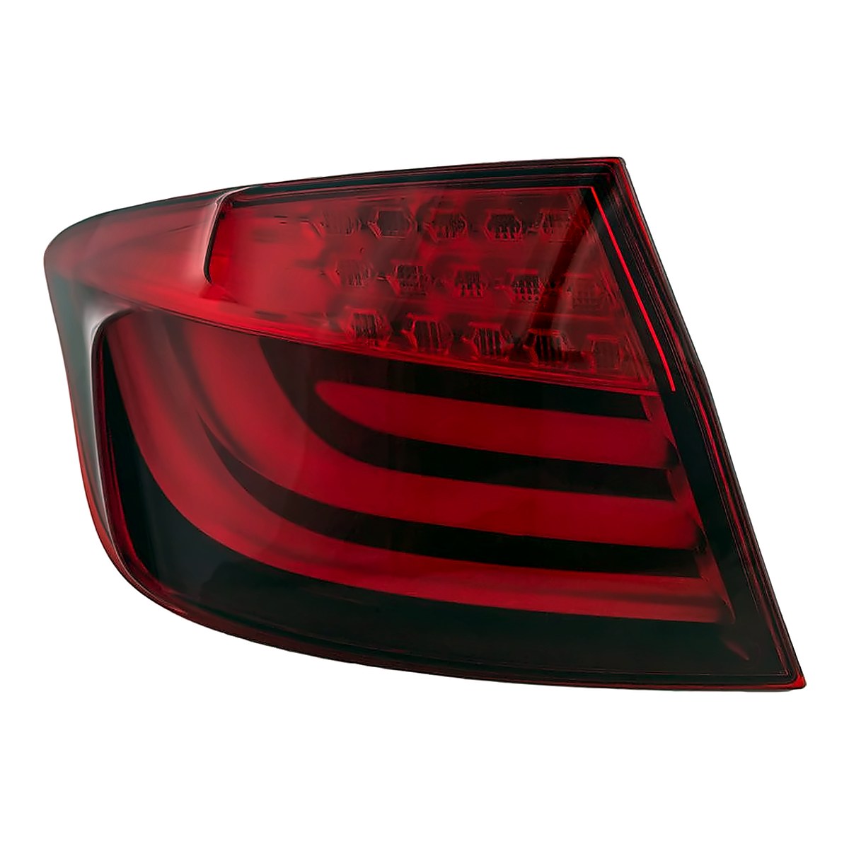 2011-2013 Bmw 5 Series Driver Side Tail Lamp, bm2804105. Front view.