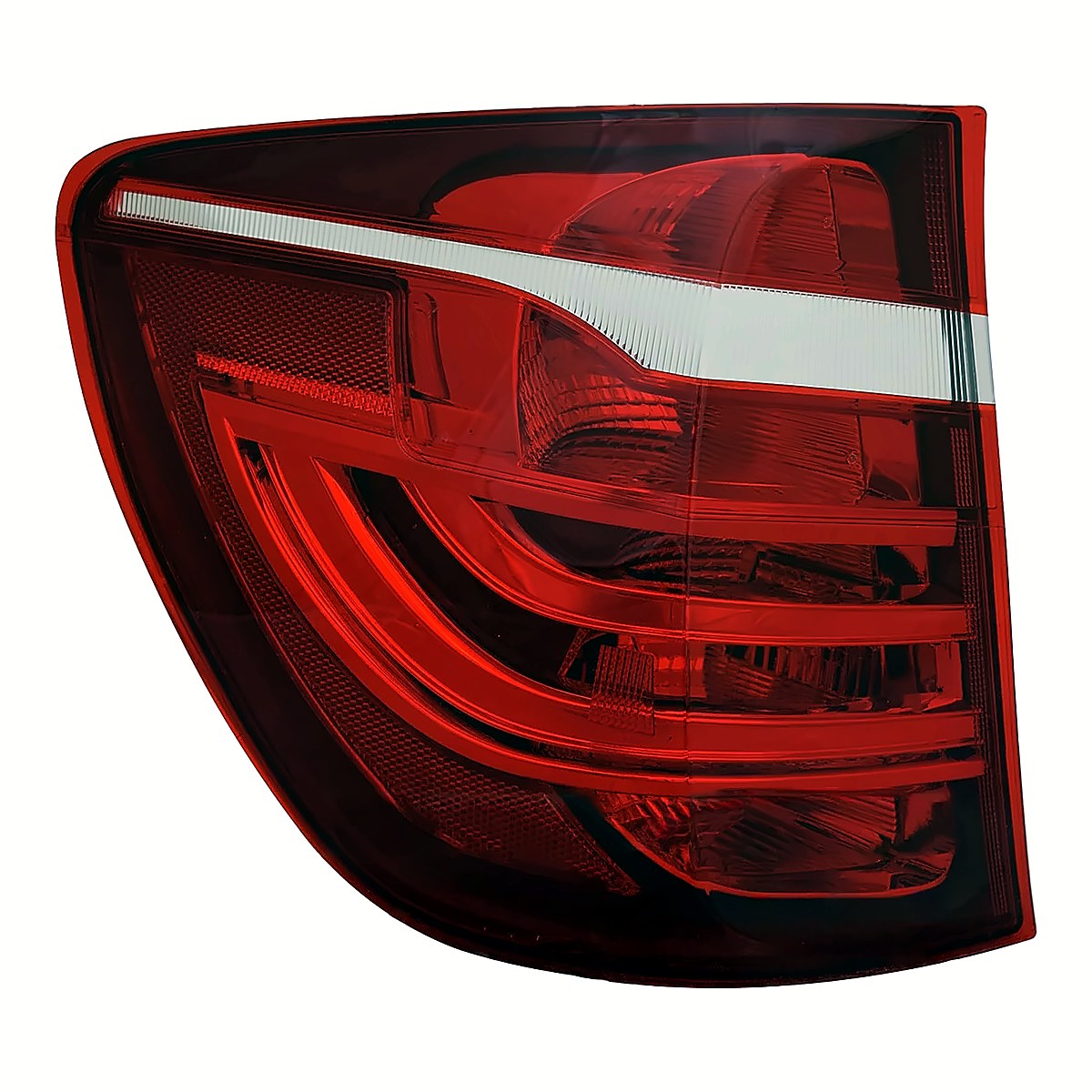 2011-2017 Bmw X3 Driver Side Tail Lamp, bm2804112. Front view.
