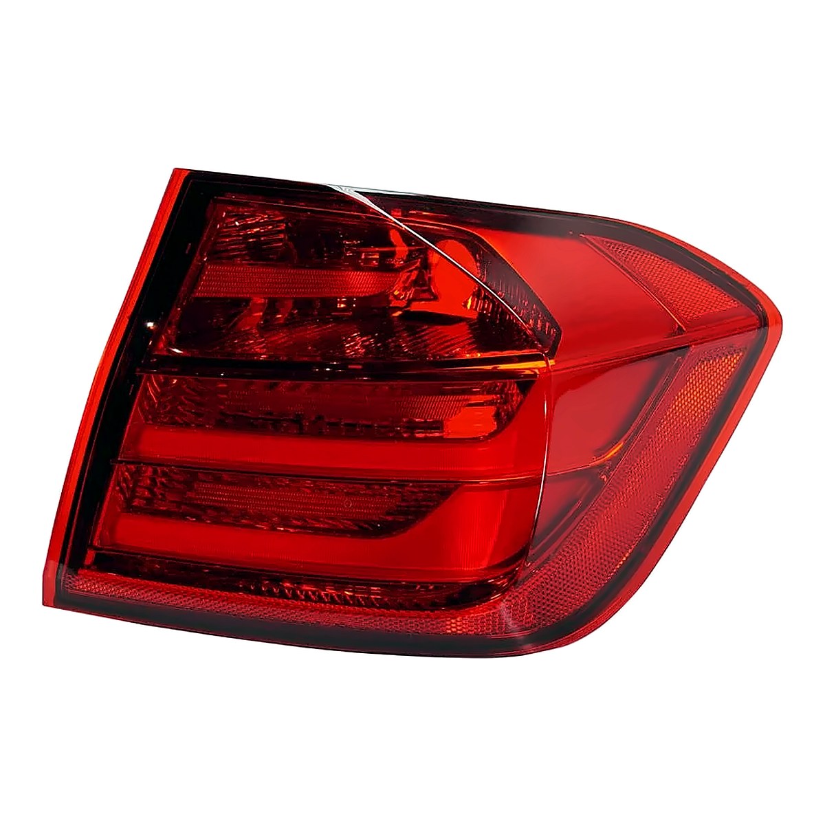 2012-2015 Bmw 3 Series Sedan Passenger Side Tail Lamp, bm2805104. Front view.
