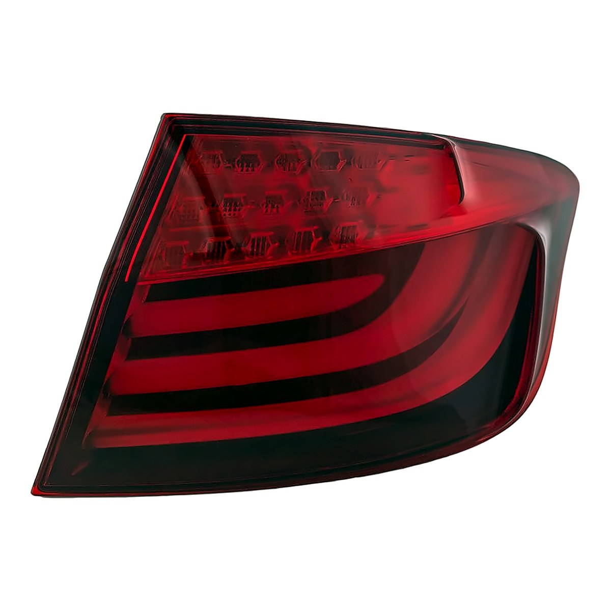 2011-2013 Bmw 5 Series Passenger Side Tail Lamp, bm2805105. Front view.
