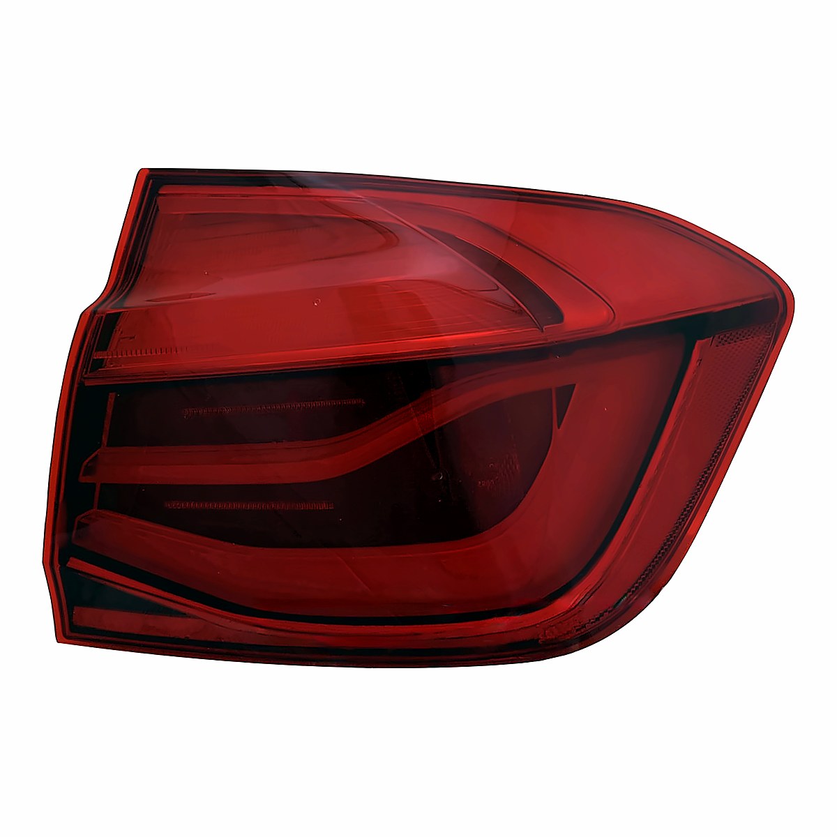 2016-2018 Bmw 3 Series Sedan Passenger Side Tail Lamp, bm2805123. Front view.