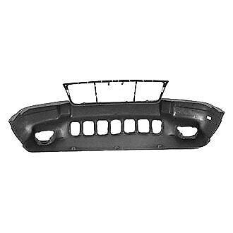 1999-2003 Jeep Grand Cherokee Front Bumper Textured Laredo With Fog Lamp Hole , CH1000265. Designed for OEM alignment.