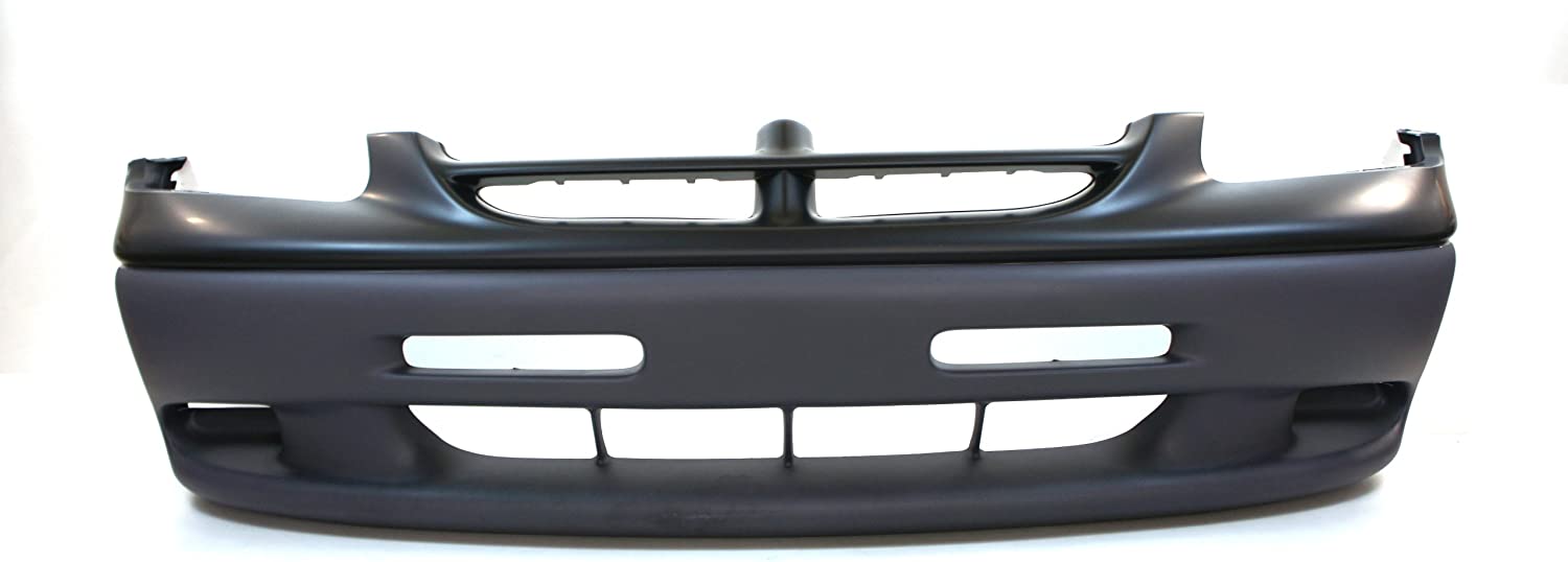 1996-1998 Dodge Caravan Front Bumper Matte Without Fog , CH1000272. Factory-style replacement part.