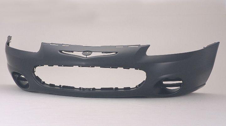 2001-2003 Chrysler Sebring Convertible Front Bumper Primed Without Fog Hole , CH1000318. Exact fit for vehicle restoration.