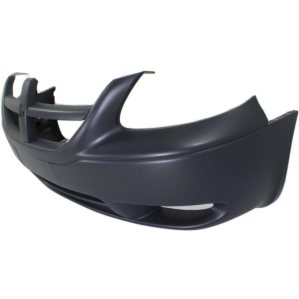 2005-2007 Dodge Caravan Front Bumper Primed Without Fog , CH1000431. Designed for OEM alignment.