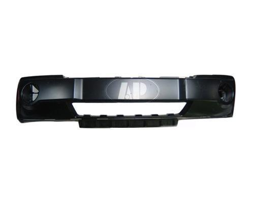 2005-2007 Jeep Grand Cherokee Front Bumper Primed Without Chrome Insert , CH1000451. OEM-quality exterior component.