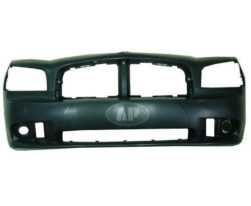 2006-2010 Dodge Charger Front Bumper Primed With Srt-9 , CH1000464. Durable and impact-resistant.