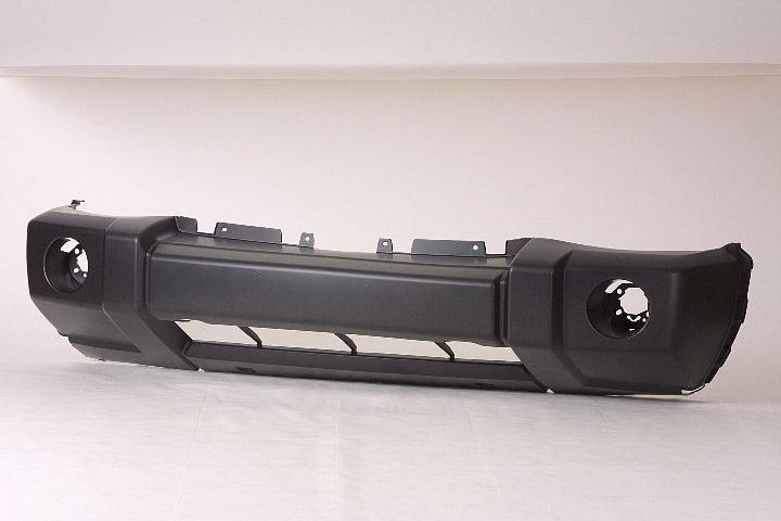 2006-2010 Jeep Commander Front Bumper Primed Without Chrome And Fog Lamp Hole , CH1000875. Angle view for visual reference.