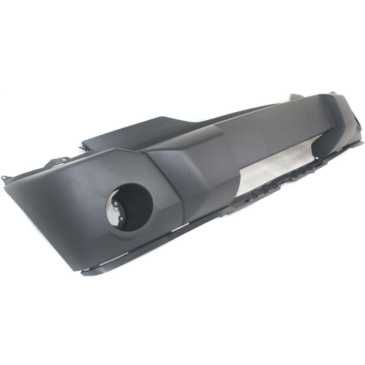 2007-2009 Dodge Nitro Front Bumper Textured Dark Gray With Fog Lamp Hole , CH1000885. Installed view for reference.