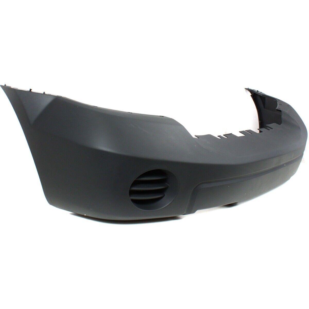 2007-2009 Dodge Durango Front Bumper Black Without Fog/With Tow Hook , CH1000898. OEM-style replacement.