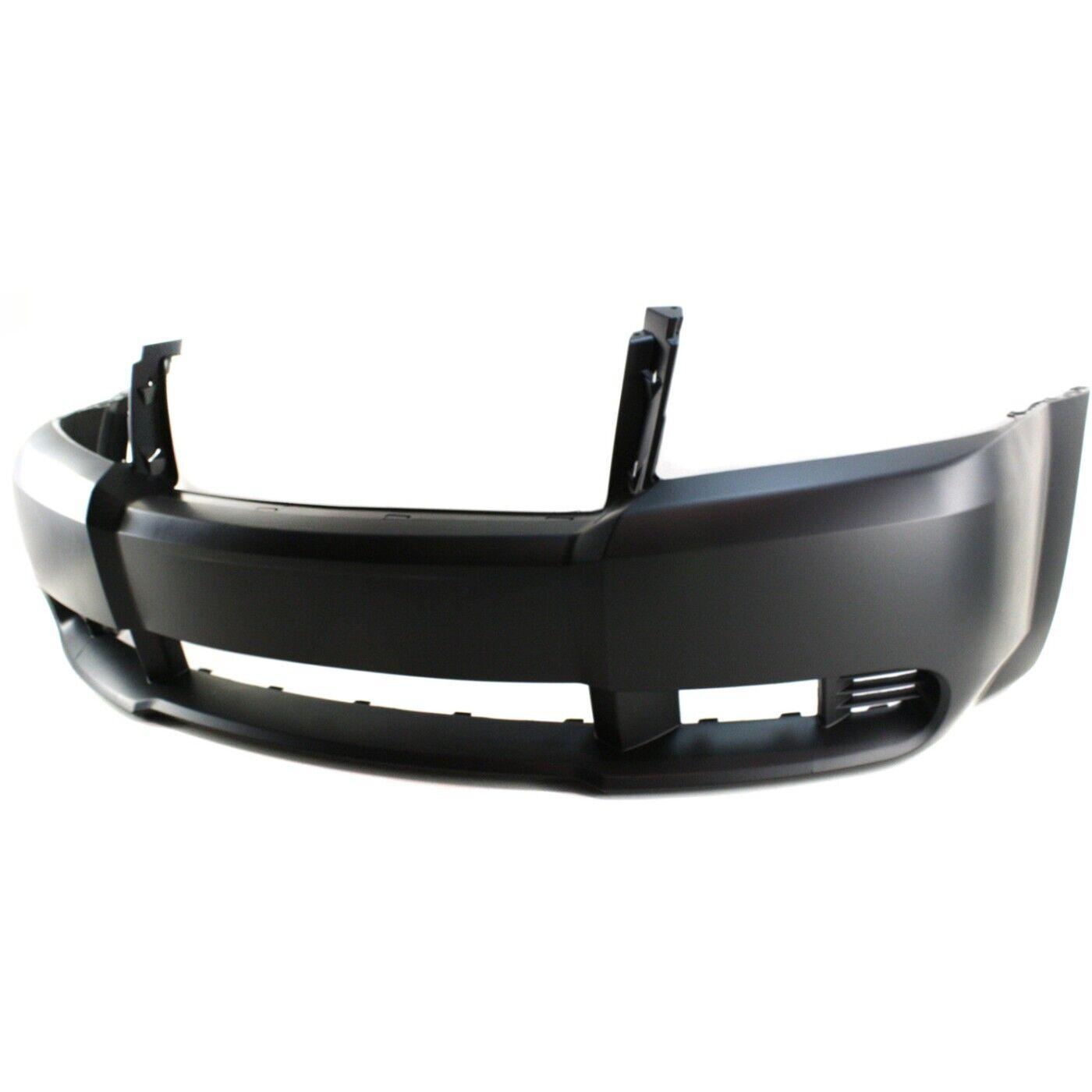 2008-2010 Dodge Avenger Front Bumper Primed Without Fog Lamp Hole , CH1000919. OEM-quality exterior component.