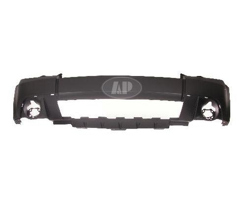 2008-2010 Jeep Grand Cherokee Front Bumper Primed Black Lardo/Ltd , CH1000932. Precision fitment for collision repair.