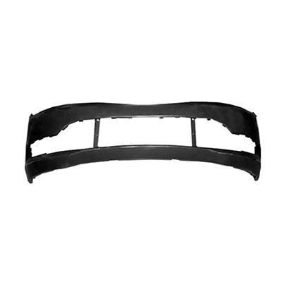 2015-2017 Chrysler 200 Sedan Front Bumper Primed Without Sensor Hole , CH1000A15. Side view of the replacement part.
