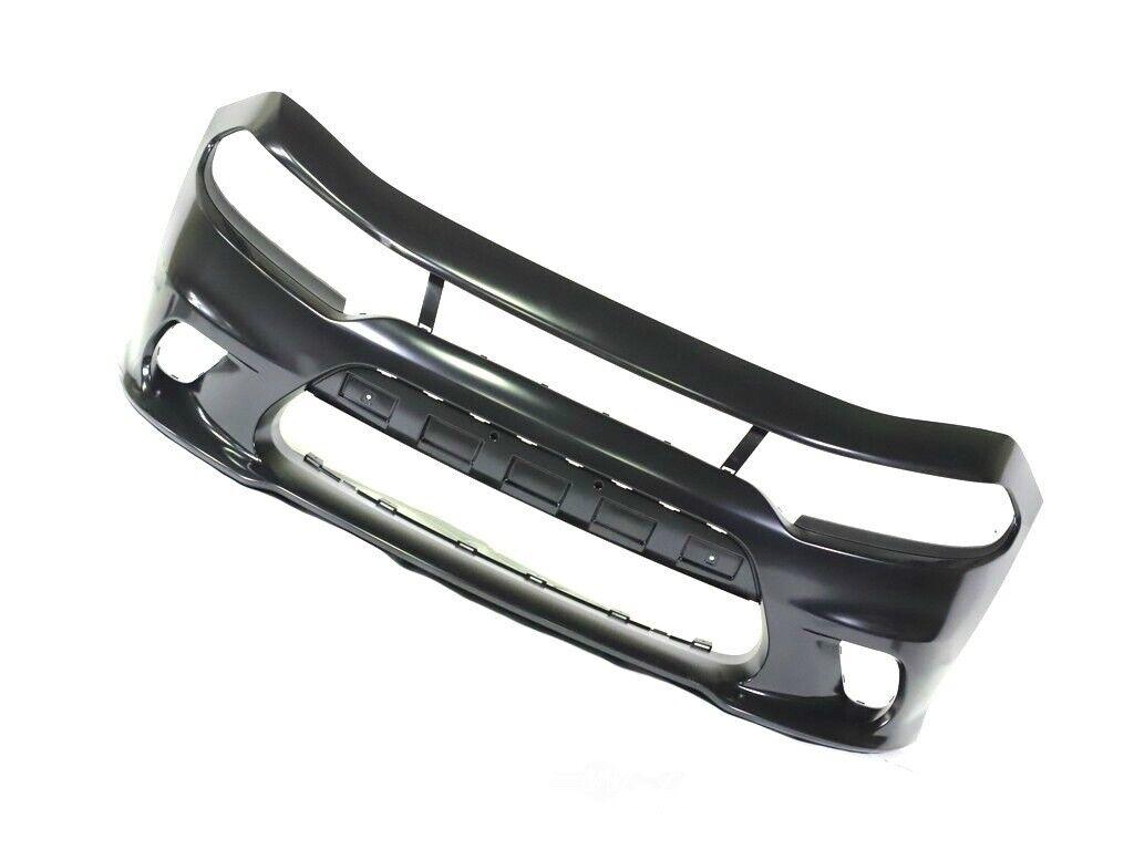 2015-2023 Dodge Charger Front Bumper Primed With Hood Scoop , CH1000A23. High-quality aftermarket part.